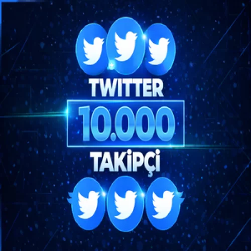  ⭐GARANTİLİ⚡TWİTTER 10.000 TAKİPÇİ⚡